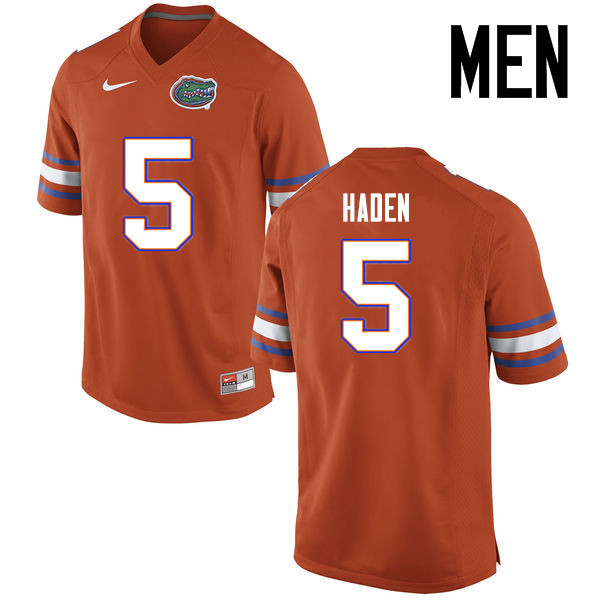 Men Florida Gators #5 Joe Haden College Football Jerseys Sale-Orange - Click Image to Close